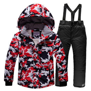 Kindermantel Ski Outfit Warm