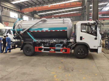 Combined Vacuum Tank Suction Tanker Truck