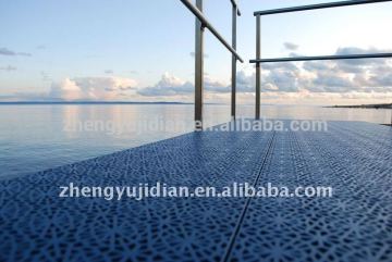 Decking tile, garden tile