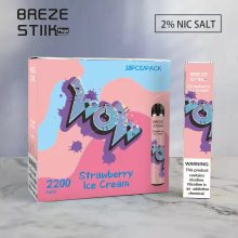 Breze stiik mega 2200 bocanadas cigarrillos electrónicos desechables