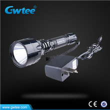 lithium battery rechargeable bicycle led flashlight torch