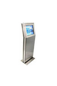 S5 Slim Stainless Steel(3s) Slim Sleek Stainless Steel Kiosk, Touchscreen Kiosks For Internet, Web, Exhibition