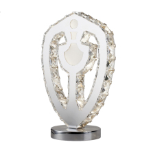 table crystal light contemporary reading lighting