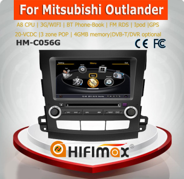 Hifimax mitsubishi outlander navigation system car dvd gps player 2006-2011 WITH mitsubishi outlander headrest dvd player