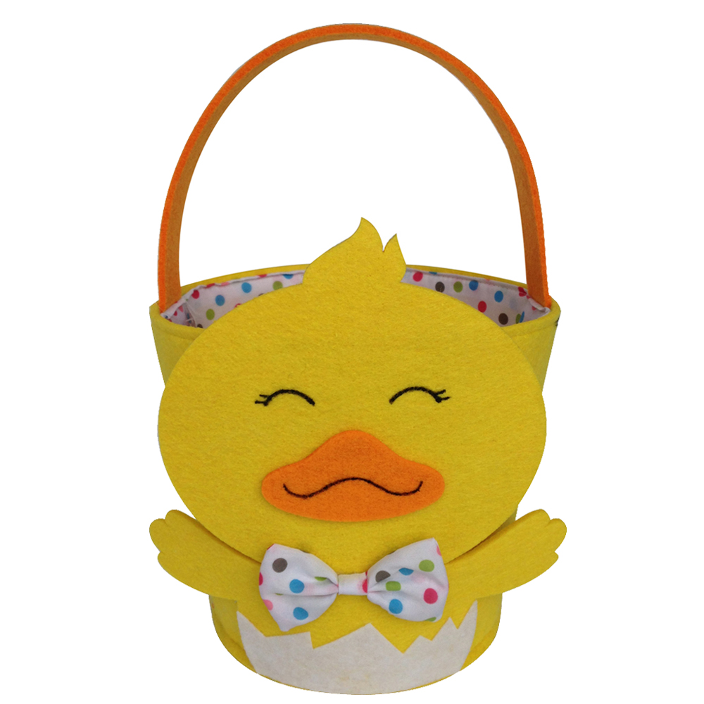 Easter Basket With 3d Chick Modeling