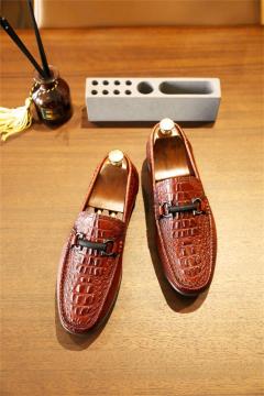 Mens loafer shoes cow leather