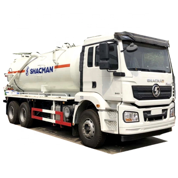 6x4 Shacman RHD LHD 16cbm sewage suction truck 18cbm sewage sucker truck