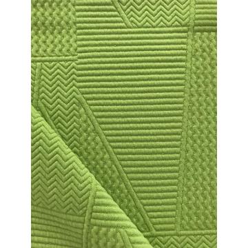 Double Knitted Jacquard Wave Stripes