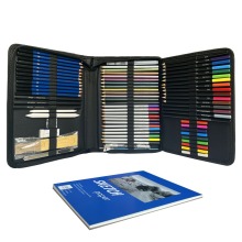 74-Piece Art Supplies Set: Drawing Pencils, Charcoal Pencils & Sketch Tools