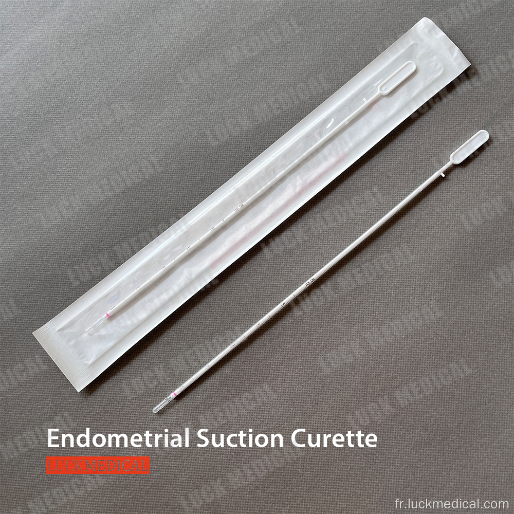 Curette d&#39;aspiration de l&#39;endomètre médial jetable