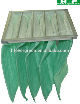 Bag type, panel type washable filter