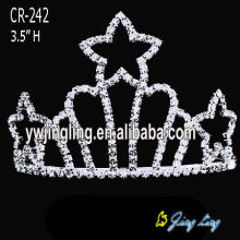 3.5" corona patriótica por mayor baratos Tiaras estrella