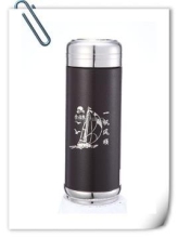 500ml double wall stainless steel vacuum bachelor flask.