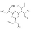 2-Propen-1-ol,1,1'-[[4,6-bis[bis(hydroxymethyl)amino]-1,3,5-triazin-2-yl]imino]bis- (9CI)
 CAS 74037-62-0
