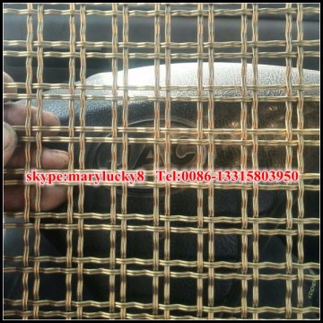 Woven Wire Fabrics For Decoration/Crimped Wire Mesh For Decoration