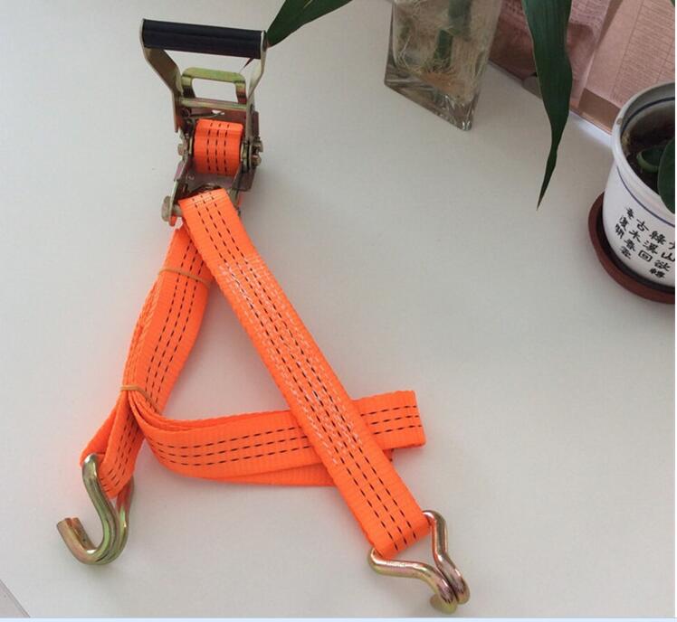 Container Lashing ratchet tie down straps, truck rachet tie down 5cm*3Ton