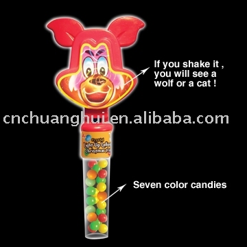 Wolf and cat toy candy