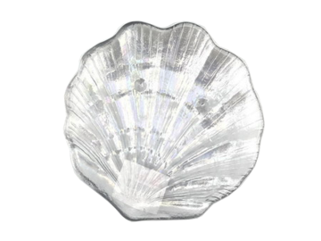 Seashell colored glass Plates