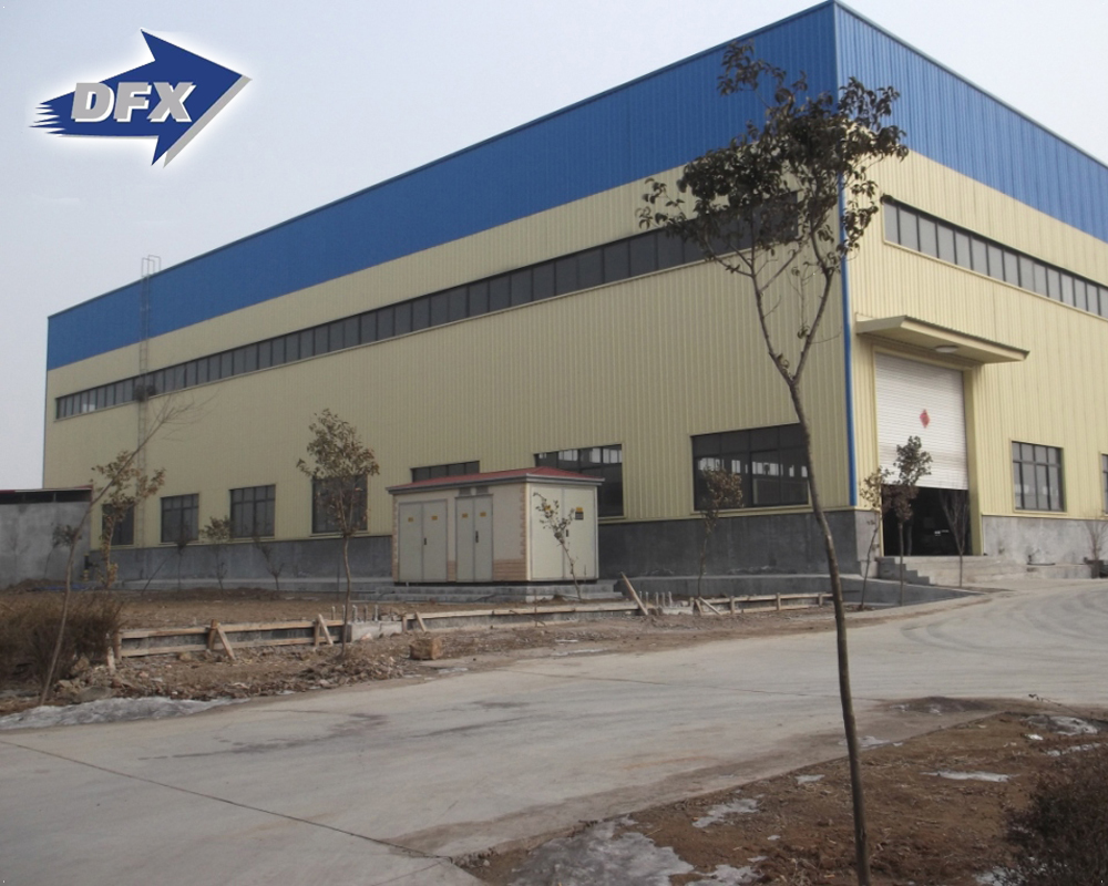 China painted I beam pre fabricated modular steel structure warehouse industrial building with plans