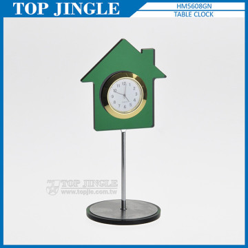 House Shaped Acrylic Small Decorative Table Clock