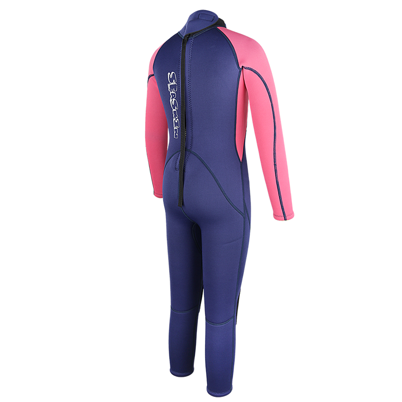 Seaskin Girls Back Zipper Snorkeling Fullsuit Wetsuit