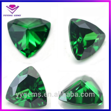 Green Nano Spinel Well Polished Triangle Gem Jewelry Colombia Factroy