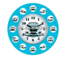 Photo frame insert clock