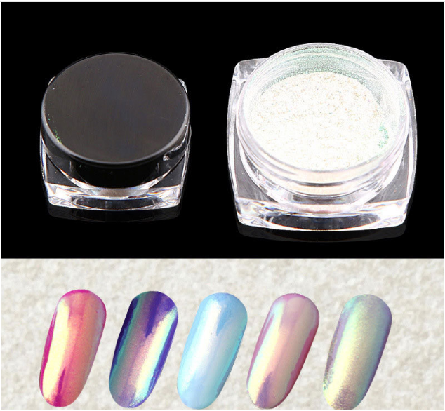 2019 bulk! Aurora mermaid pigment flakes / Transparent chameleon flakes with mirror effect best for cosmetic, Nail Art