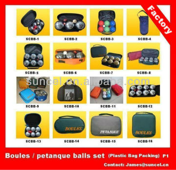 boules game balls set