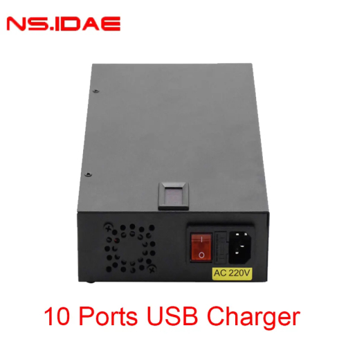 120W10-port USB charging station