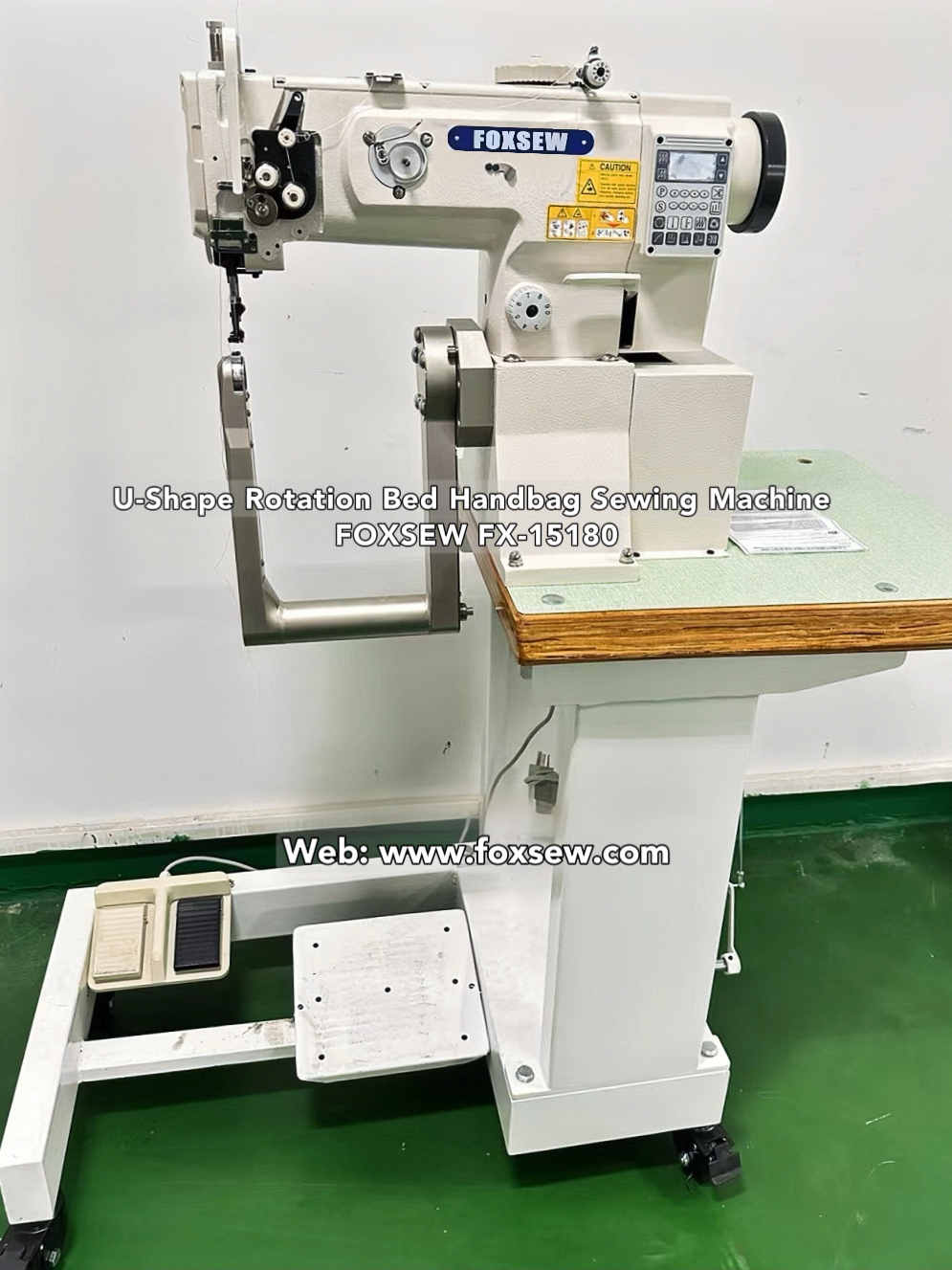 U-Shape Rotation Arm Handbag Sewing Machine FOXSEW FX-15180 -2