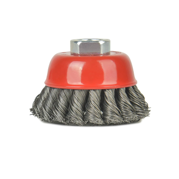 3 Inch Steel Cup Brush Polishing Twisted Wire Bowl Brush
