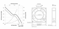 82x25 Wysoko temperatury DC Fan A8