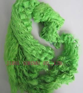 sell recycled green polyester tow fiber waste for good quality