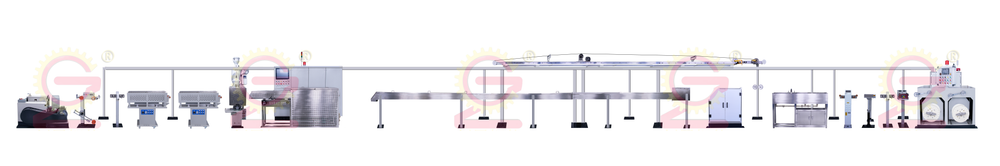 聚四氟乙烯发泡挤出生产线布局 teflon-foaming-extrusion-line-layout