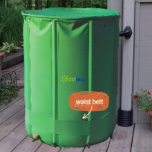 Collapsible Rain Barrel: Flexible PVC Tarpaulin Water Tank 750L for Rainwater Collection
