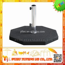 Octagonal Stone Granite Base with black painting