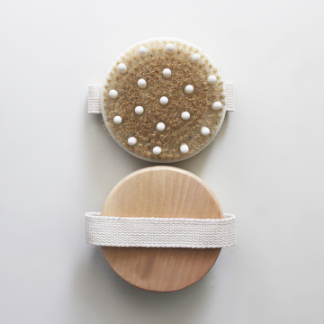 Wooden Massage Round Bath Brush