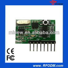 Superheterodyne rf receiver module 433mhz with learning code