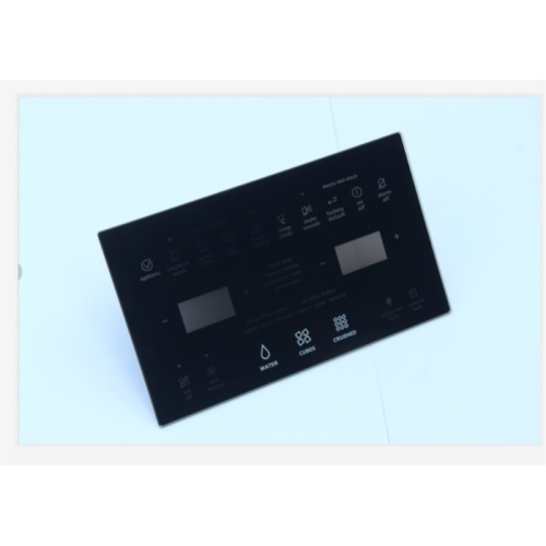 Panel de control de vidrio negro vidrio premium