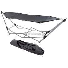 Portable Double Hammock with Foldable Stand and Carry Bag