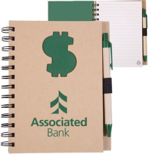 SPIRAL NOTEBOOK WITH PEN