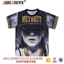 Men's Short Sleeve Cotton Good Quality T Shirts with Printing Logo