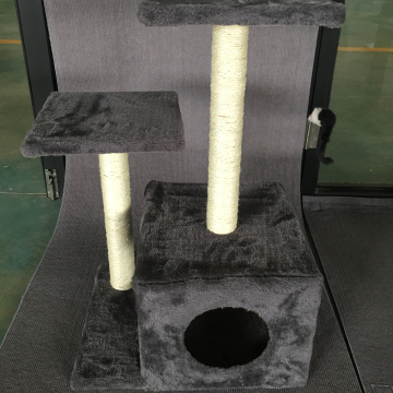 Popular Sisal Cat Tree: Small Cat House with Scratching Post and Jumping Platform