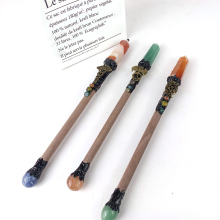 High Quality Mixed Material Crystal Wand for Spiritual Healing