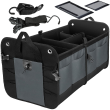 Premium Adjustable Multi-Compartments Portable Foldable SUV Trunk Organizer