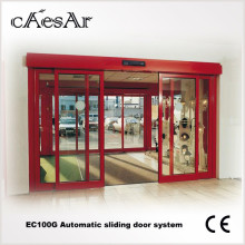 Shop framed automatic sliding door with sensor glass