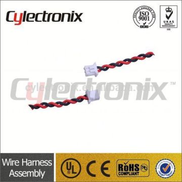 Electronic molex male and female connector wire harness