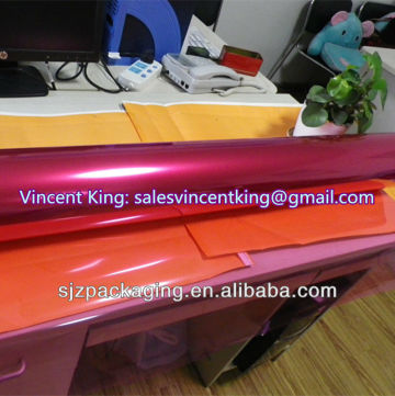 color transparent pet film