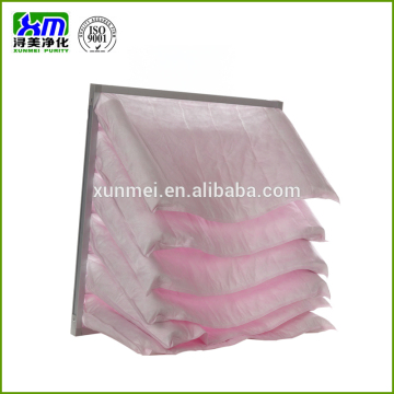 synthetic fiber air filter media